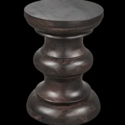 Houten Bijzettafels-WOOOD Jonah Bijzettafel Dark Brown
