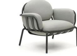 Tuinstoelen-Kave Home Joncols Outdoor Fauteuil Grijs