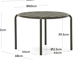 Tuintafels-Kave Home Joncols Tuin Salontafel Groen