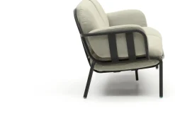 Tuinbanken|Zitbanken-Kave Home Joncols 3-Zits Tuinbank Grijs, Beige