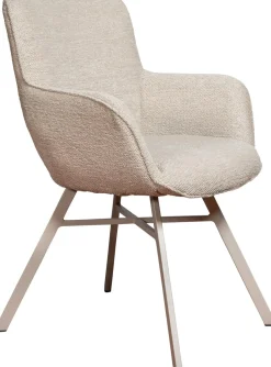 Eetkamerstoelen Met Armleuning-Eijerkamp Collectie Jordan Landon Armstoel Beige