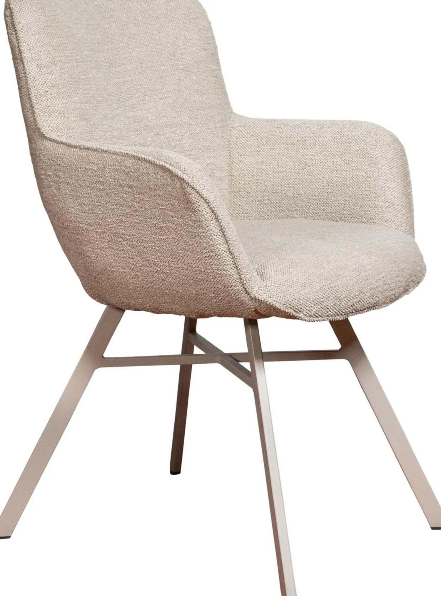Eetkamerstoelen Met Armleuning-Eijerkamp Collectie Jordan Landon Armstoel Beige