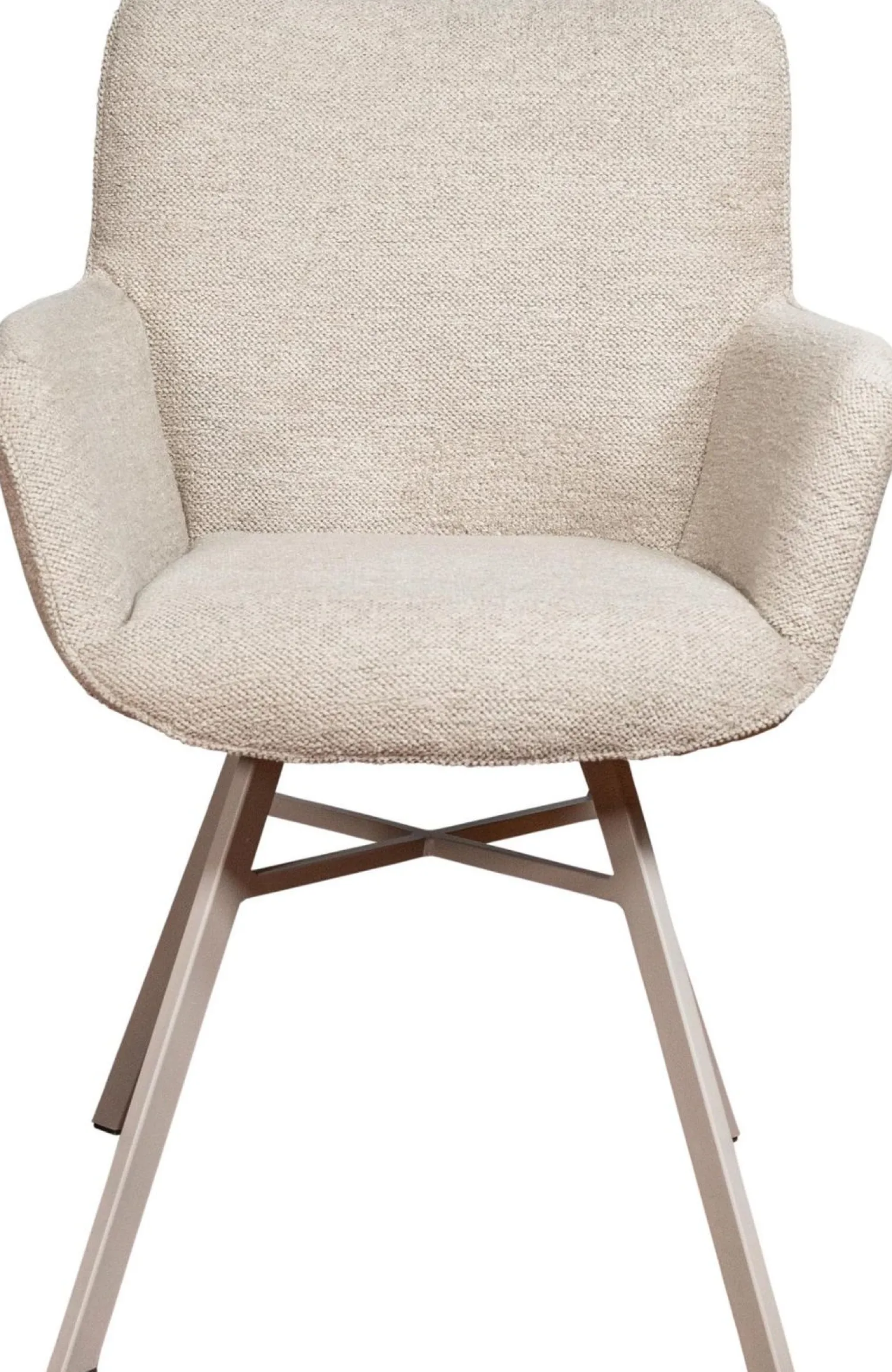 Eetkamerstoelen Met Armleuning-Eijerkamp Collectie Jordan Landon Armstoel Beige