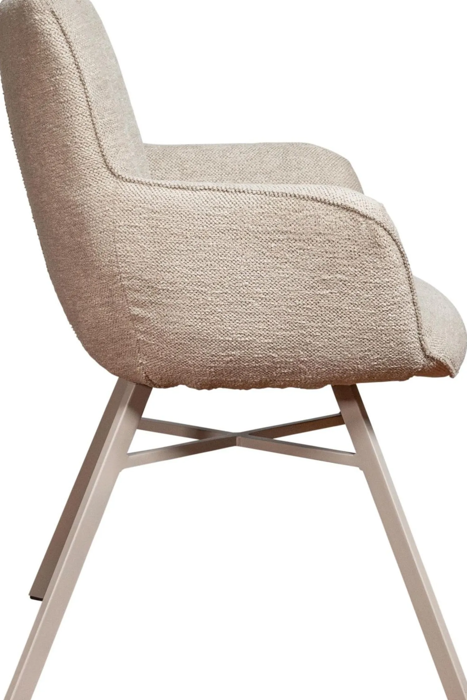 Eetkamerstoelen Met Armleuning-Eijerkamp Collectie Jordan Landon Armstoel Beige