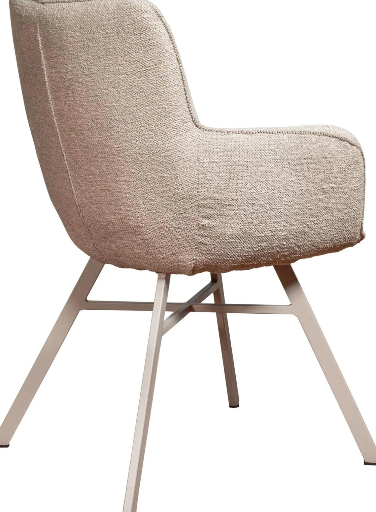 Eetkamerstoelen Met Armleuning-Eijerkamp Collectie Jordan Landon Armstoel Beige