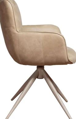 Eetkamerstoelen Met Armleuning-Eijerkamp Collectie Jordan Landon Armstoel Taupe