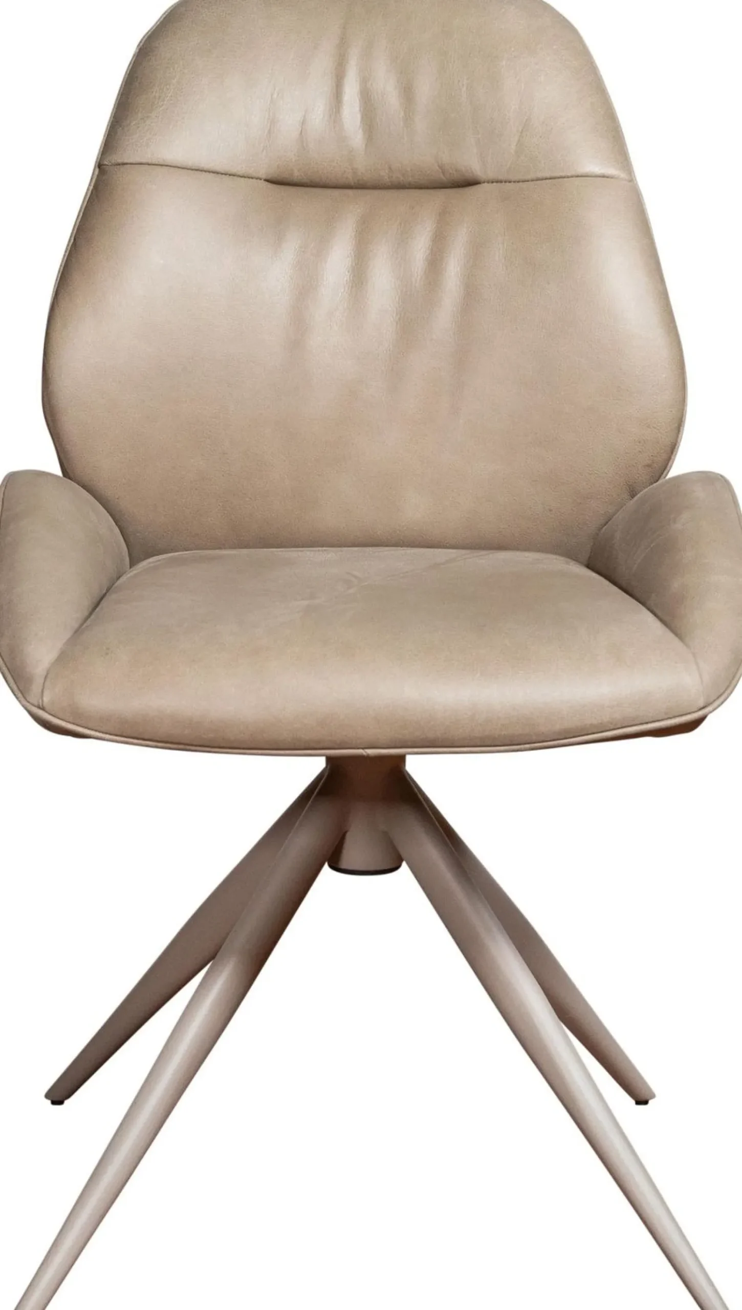 Eetkamerstoelen Zonder Armleuning-Eijerkamp Collectie Jordan Trevor Eetkamerstoel Taupe