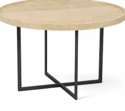 Houten Salontafels|Ronde Salontafels-Eijerkamp Collectie Joris Salontafel Naturel