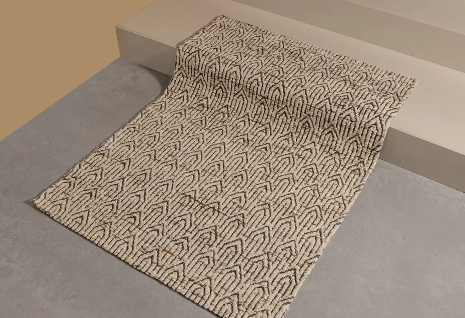 Vloerkleden|Wollen Vloerkleden-WOOOD Joslin Vloerkleed Natural Melange