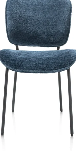 Eetkamerstoelen Zonder Armleuning-Henders en Hazel Julia Eetkamerstoel Blauw