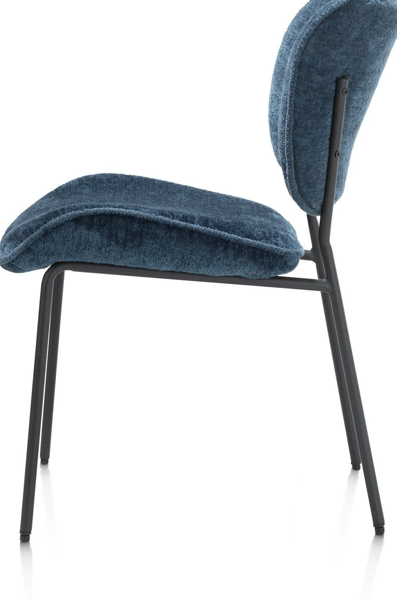 Eetkamerstoelen Zonder Armleuning-Henders en Hazel Julia Eetkamerstoel Blauw