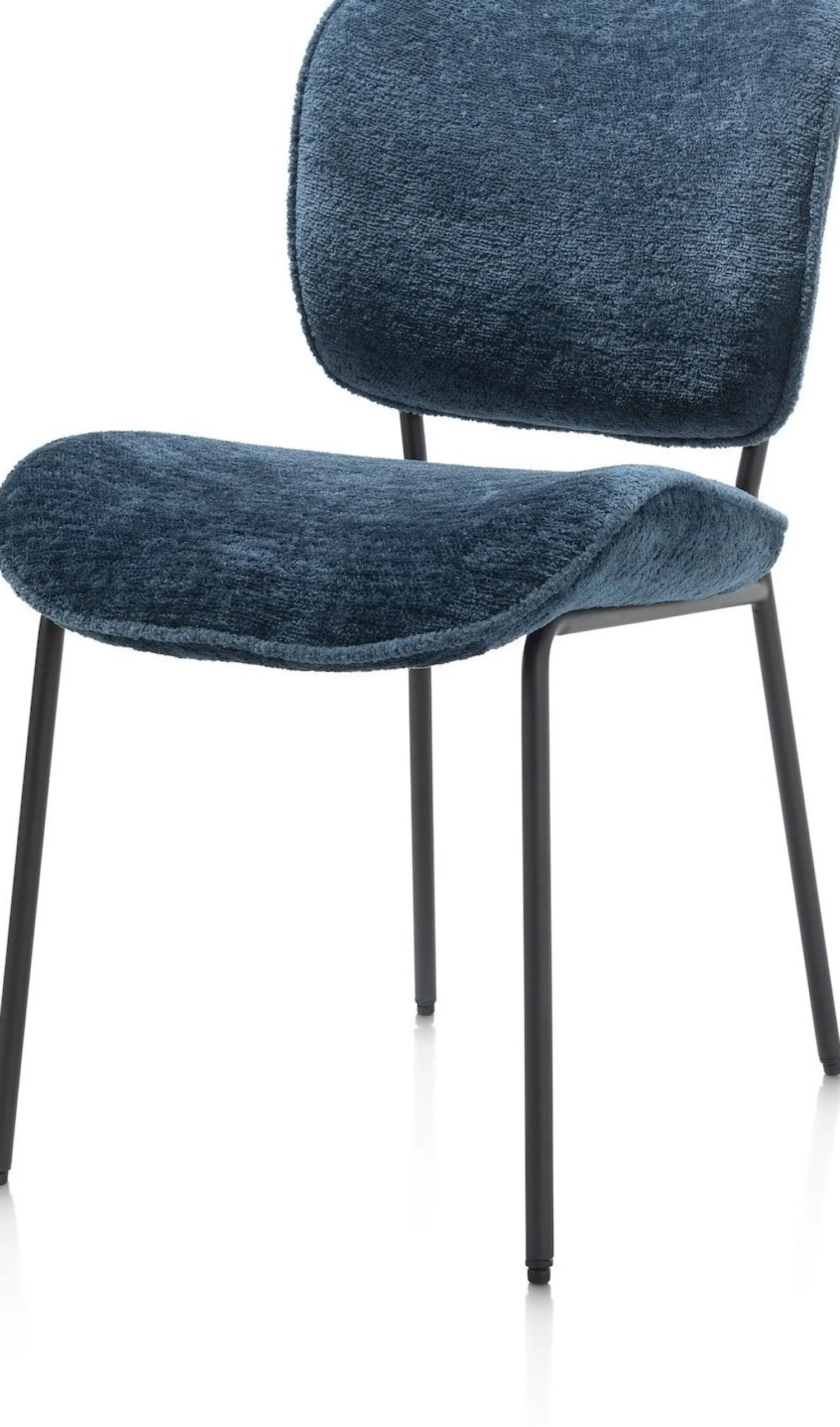 Eetkamerstoelen Zonder Armleuning-Henders en Hazel Julia Eetkamerstoel Blauw