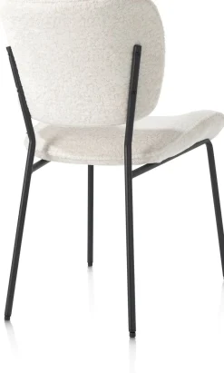 Eetkamerstoelen Zonder Armleuning-Henders en Hazel Julia Eetkamerstoel Creme