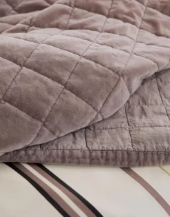 Sierkussens & Plaids-Essenza Julia Plaid Mauve