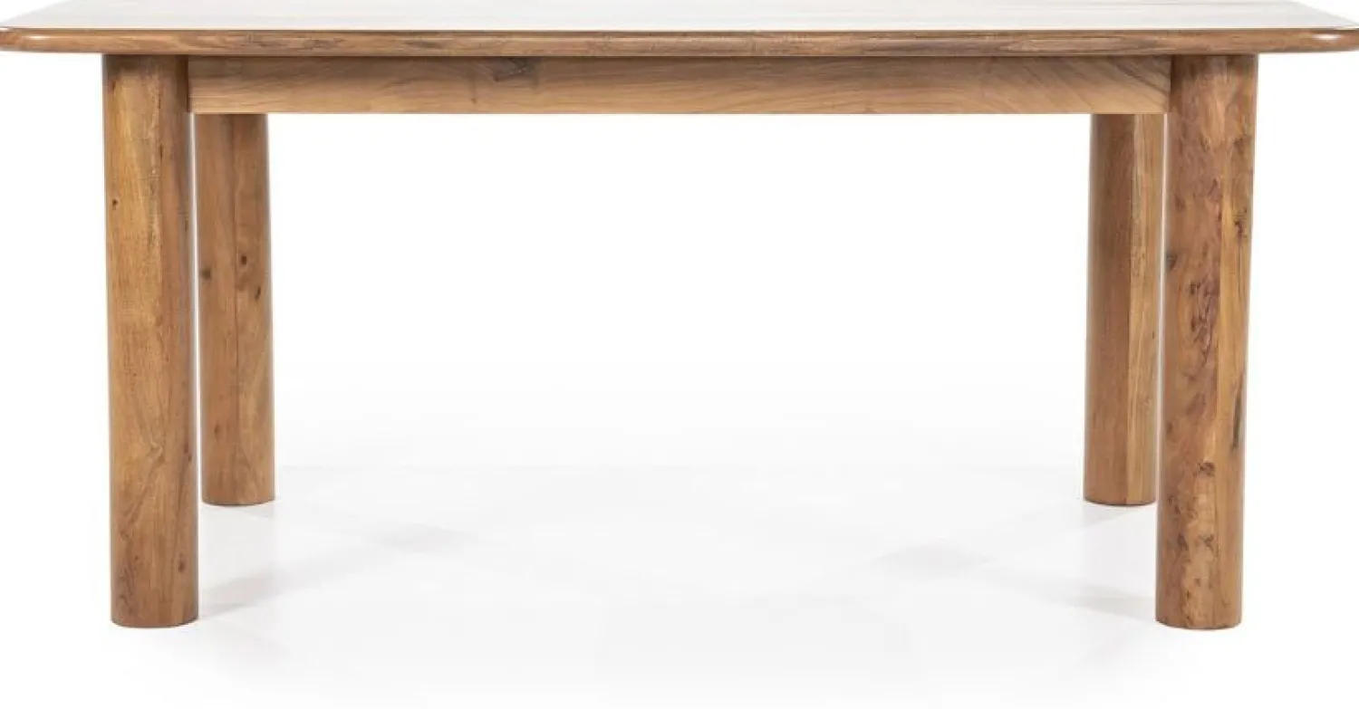Houten Eettafels|Rechthoekige Eettafels-Eleonora Julian Eettafel Naturel