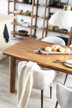 Houten Eettafels|Rechthoekige Eettafels-Eleonora Julian Eettafel Naturel