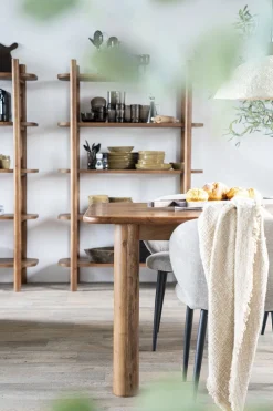 Houten Eettafels|Rechthoekige Eettafels-Eleonora Julian Eettafel Naturel