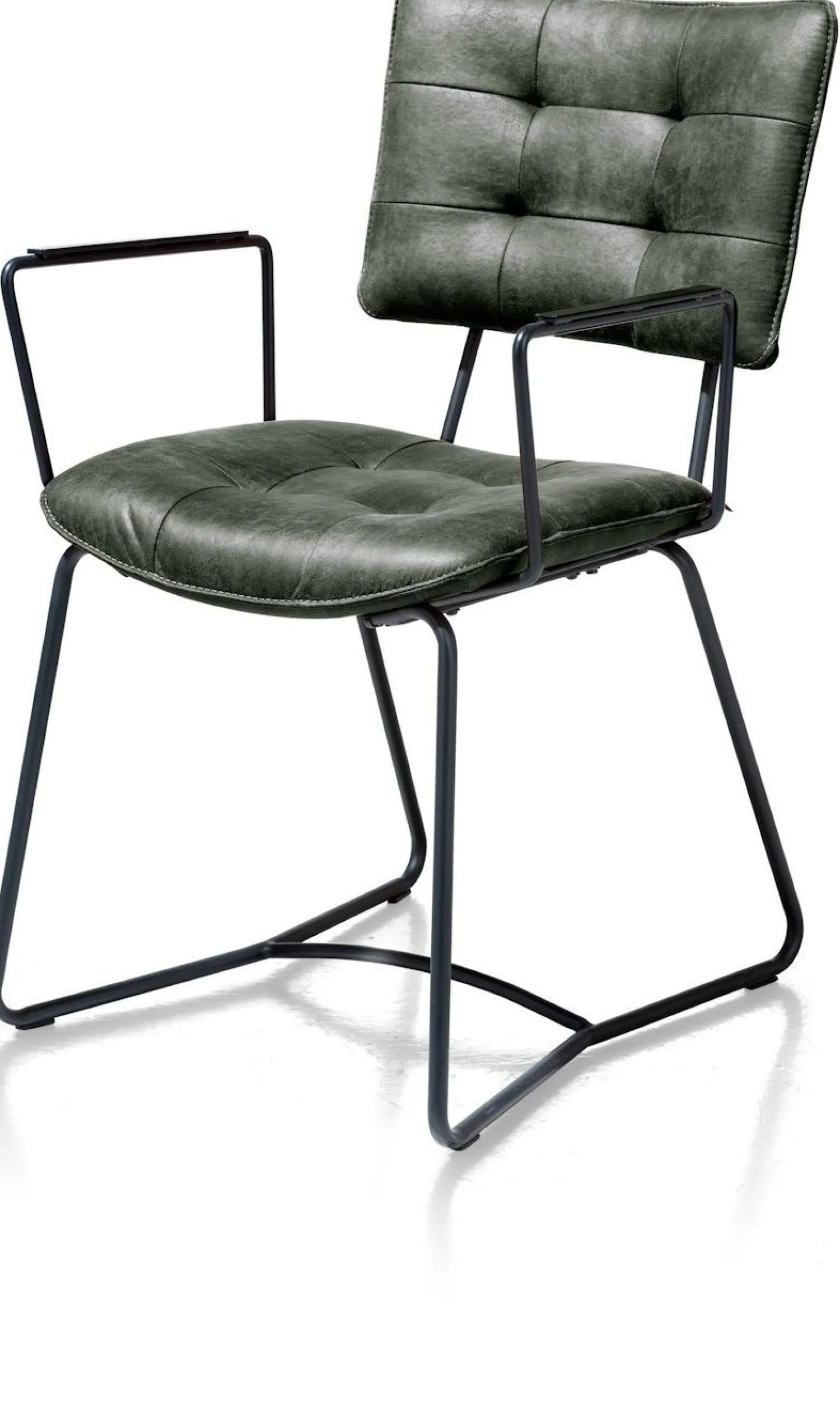 Eetkamerstoelen Met Armleuning-Henders en Hazel Julien Armstoel Groen