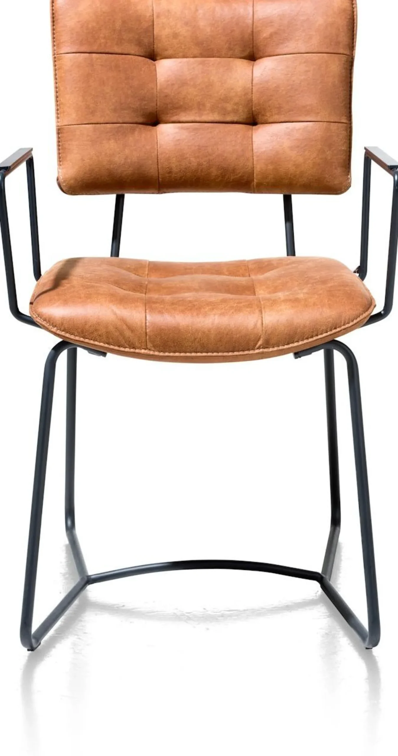Eetkamerstoelen Met Armleuning-Henders en Hazel Julien Armstoel Cognac