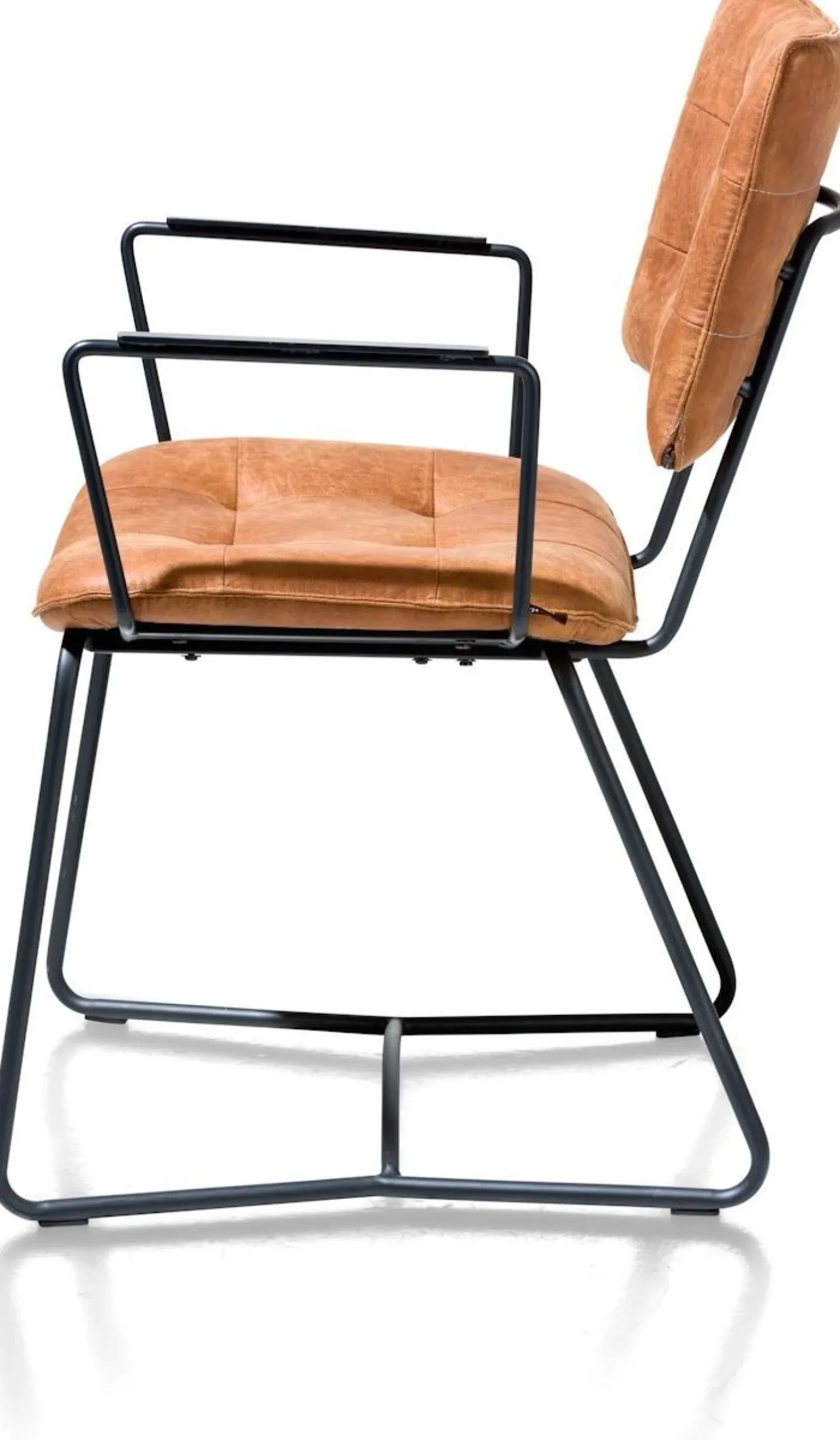 Eetkamerstoelen Met Armleuning-Henders en Hazel Julien Armstoel Cognac