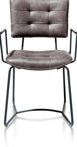 Eetkamerstoelen Met Armleuning-Henders en Hazel Julien Armstoel Antraciet