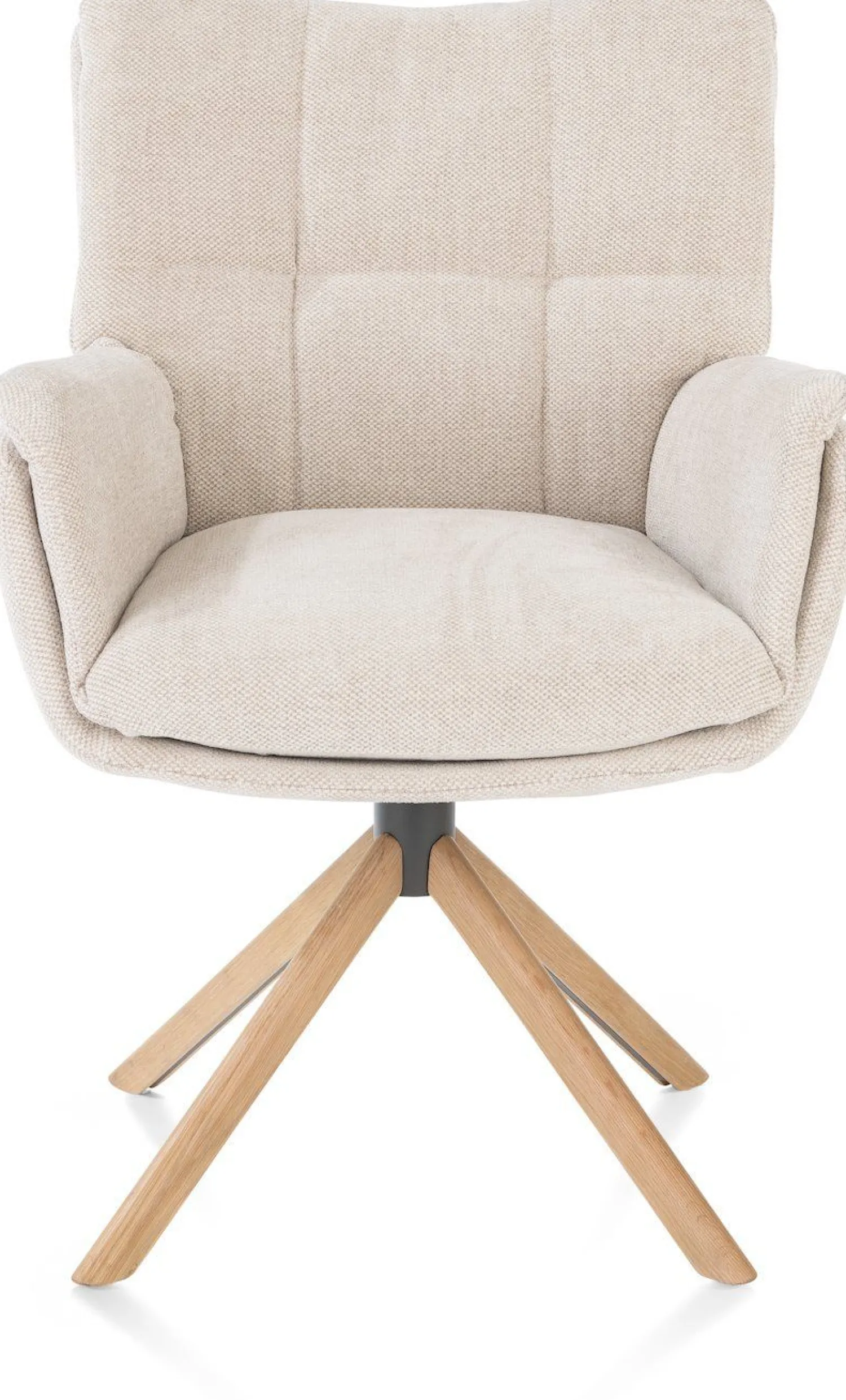 Eetkamerstoelen Met Armleuning-Henders en Hazel Juna Armstoel Creme