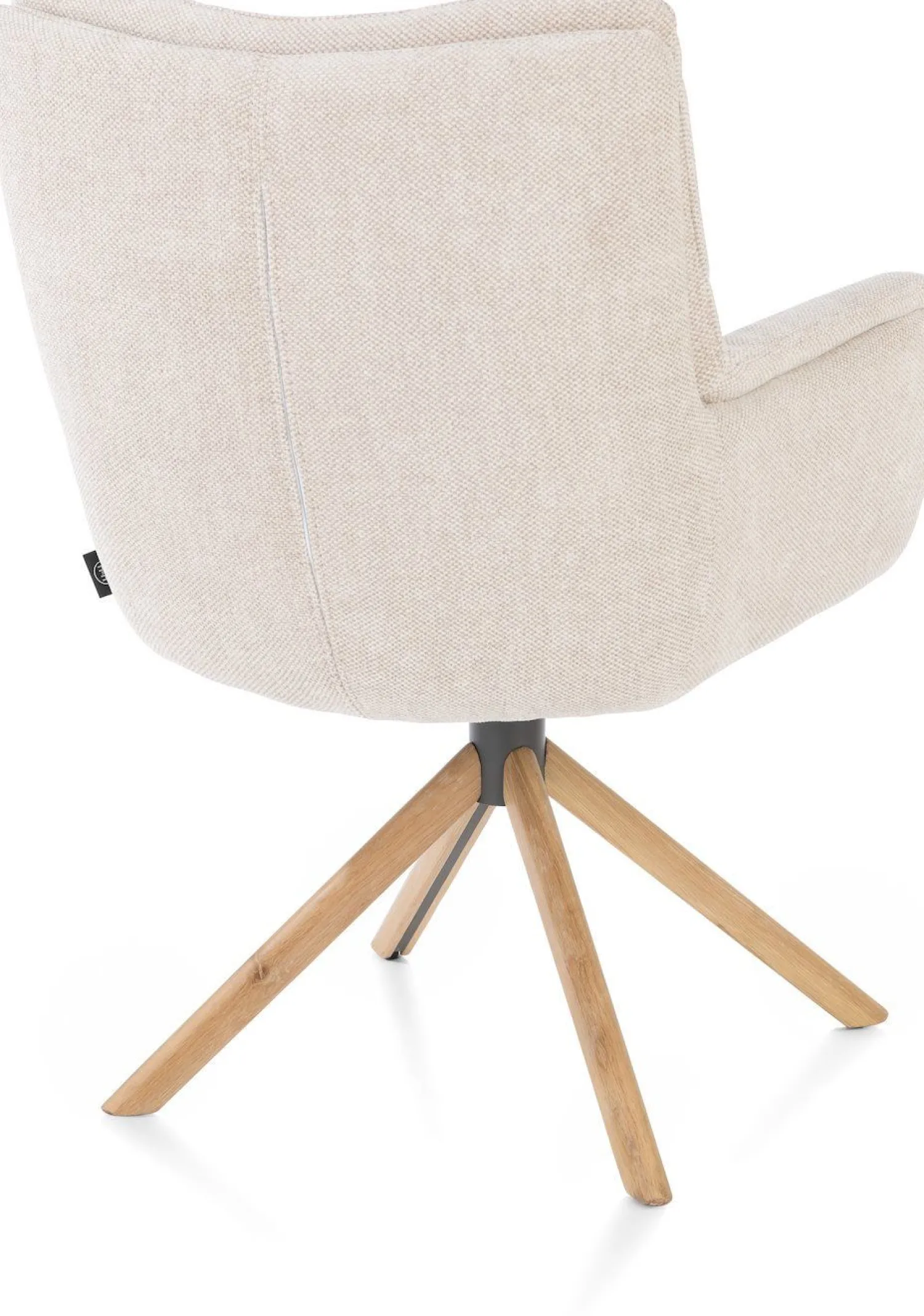 Eetkamerstoelen Met Armleuning-Henders en Hazel Juna Armstoel Creme