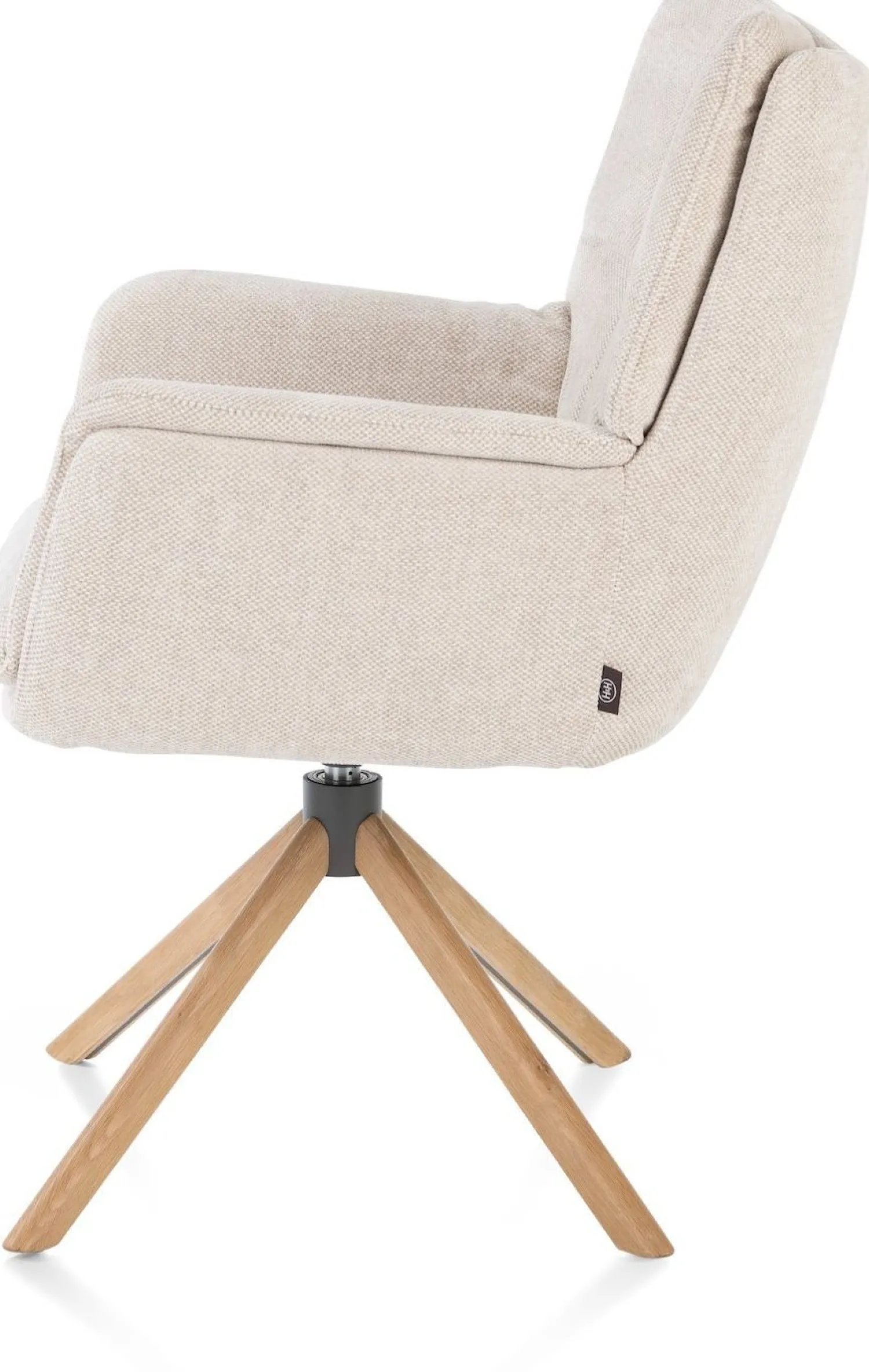 Eetkamerstoelen Met Armleuning-Henders en Hazel Juna Armstoel Creme