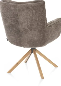 Eetkamerstoelen Met Armleuning-Henders en Hazel Juna Armstoel Bruin
