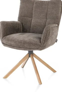 Eetkamerstoelen Met Armleuning-Henders en Hazel Juna Armstoel Bruin