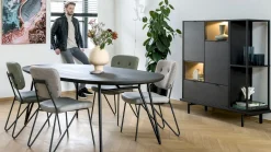 Eetkamerstoelen Zonder Armleuning-XOOON June Eetkamerstoel Taupe