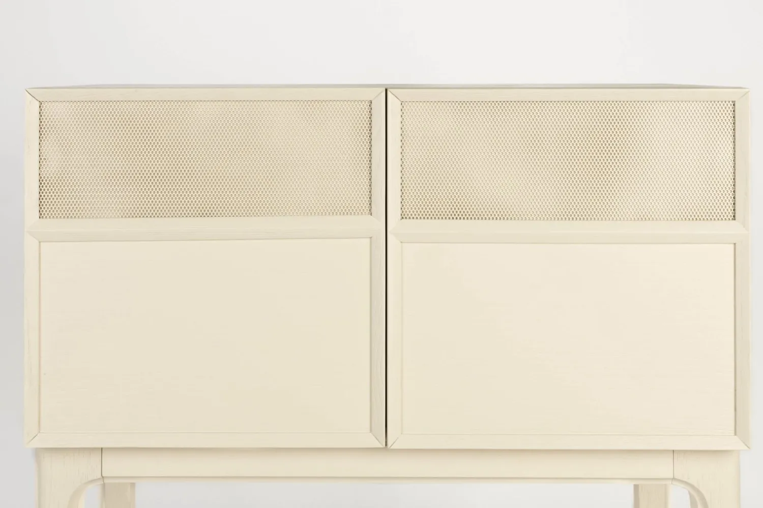 Opbergkasten|Opbergkasten-Zuiver June Highboard Beige