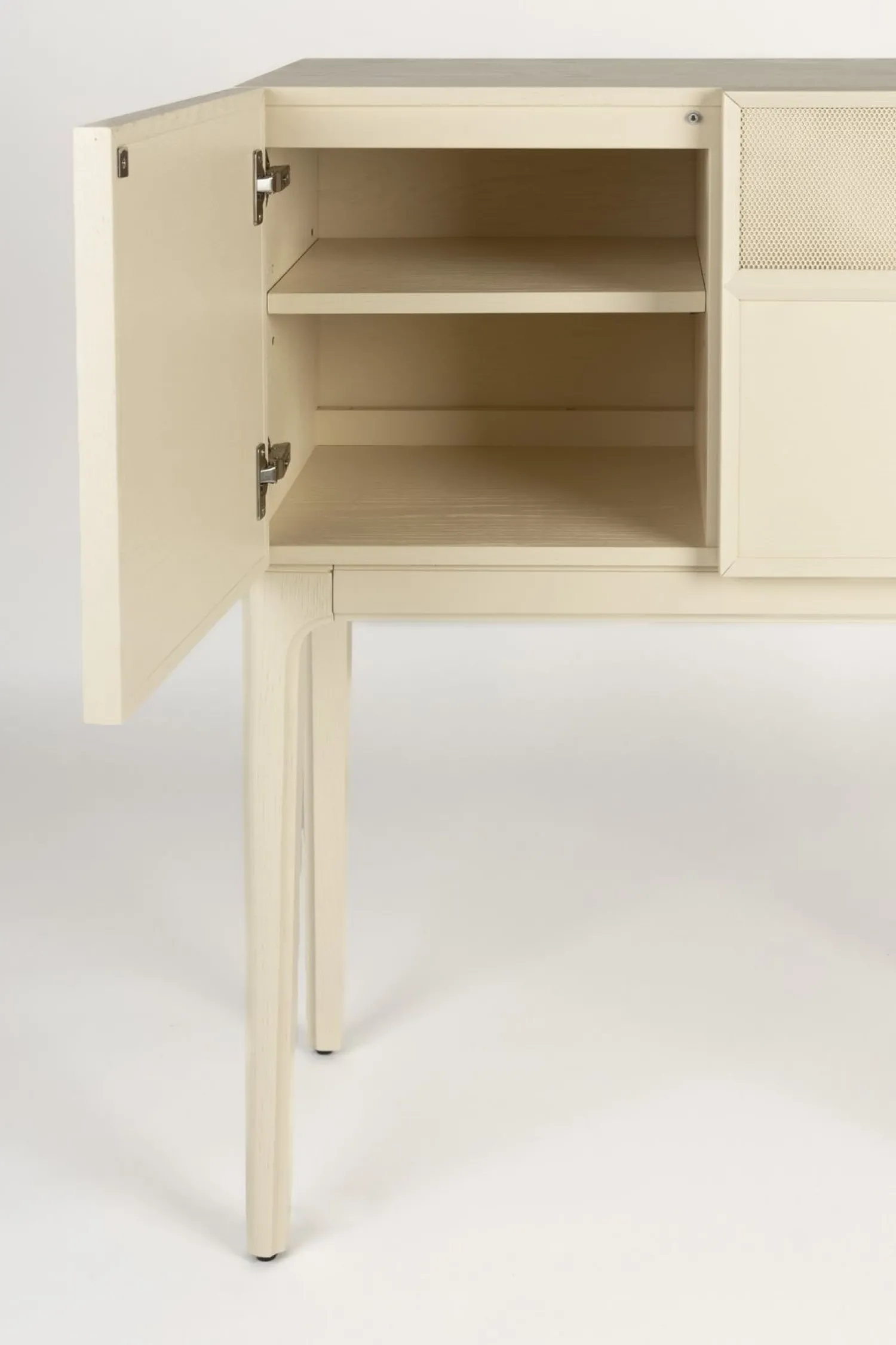 Opbergkasten|Opbergkasten-Zuiver June Highboard Beige