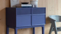 Opbergkasten|Opbergkasten-Zuiver June Highboard Paars