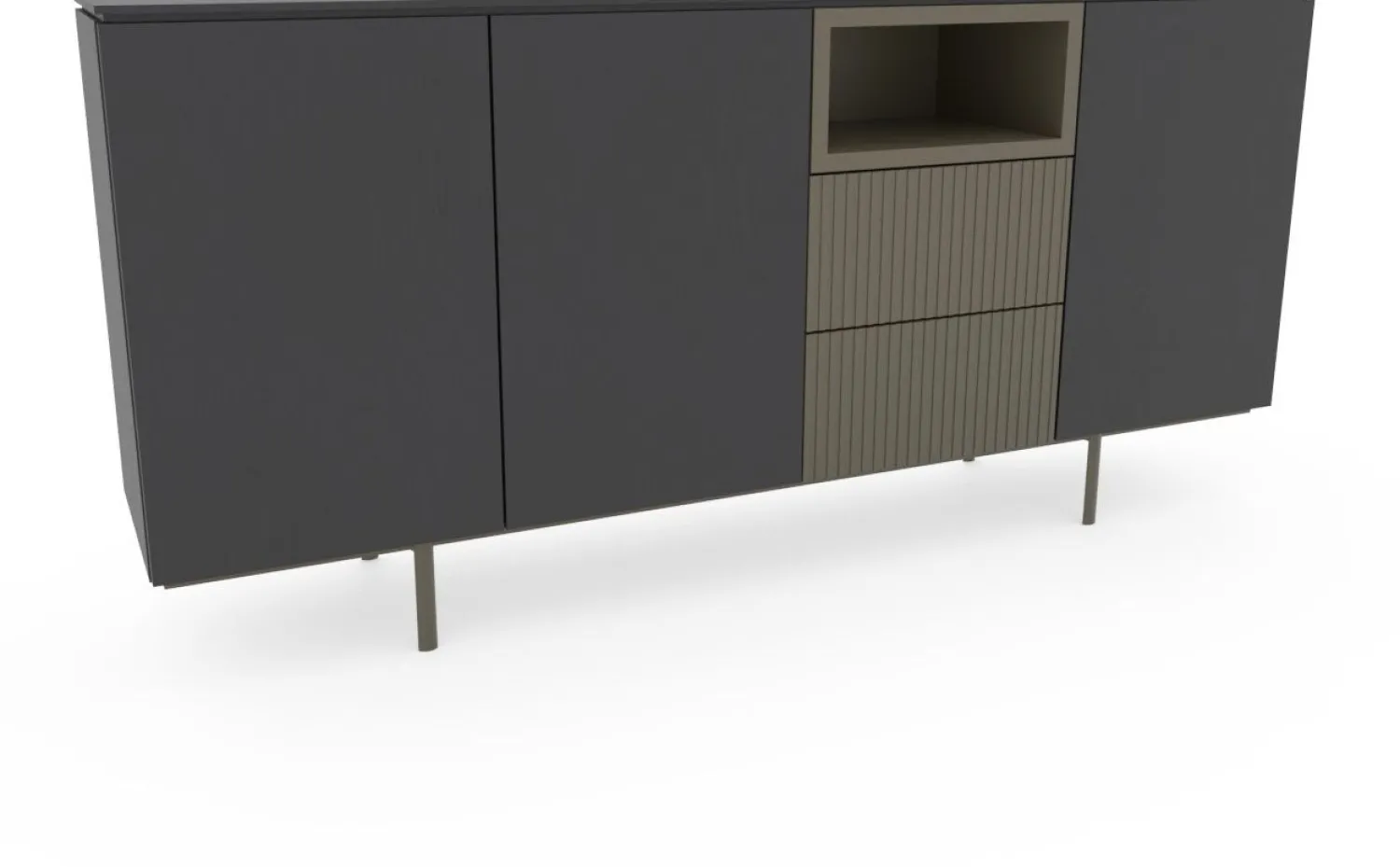 Dressoirs-Eijerkamp Collectie Junite Dressoir Zwart