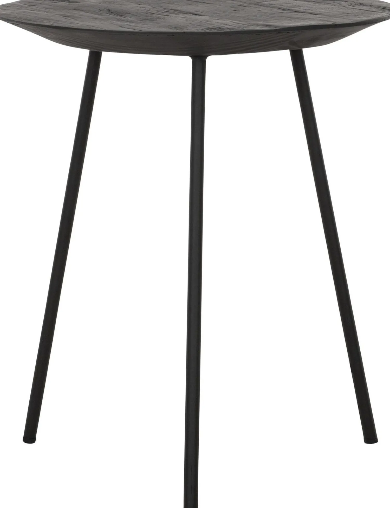 Houten Bijzettafels|Industriële Bijzettafels-DTP Home Jupiter Bijzettafel Black