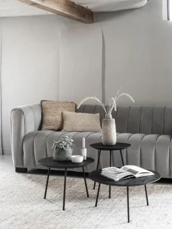 Houten Bijzettafels|Industriële Bijzettafels-DTP Home Jupiter Bijzettafel Black