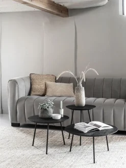 Houten Bijzettafels|Industriële Bijzettafels-DTP Home Jupiter Bijzettafel Black