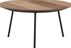 Houten Salontafels|Ronde Salontafels-DTP Home Jupiter L Salontafel Naturel