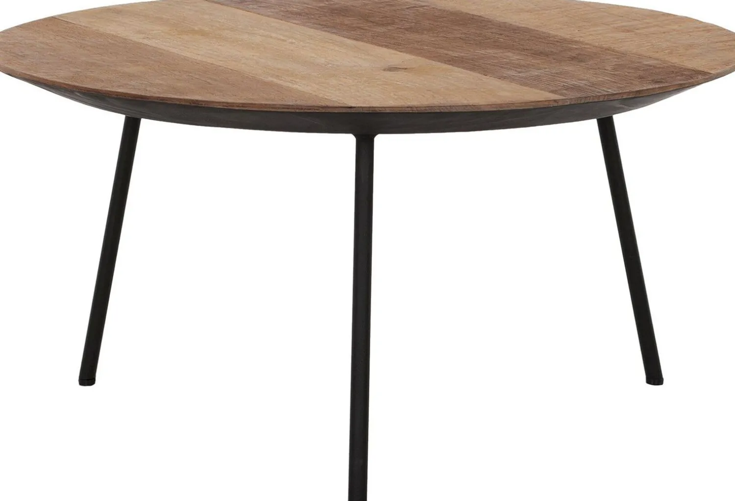 Houten Salontafels|Ronde Salontafels-DTP Home Jupiter L Salontafel Naturel