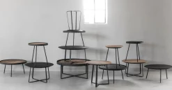 Houten Salontafels|Ronde Salontafels-DTP Home Jupiter L Salontafel Naturel