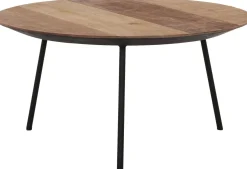 Houten Salontafels|Ronde Salontafels-DTP Home Jupiter L Salontafel Naturel