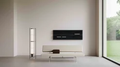 Design Vloerlampen|Vloerlampen-Pastoe K-46 Vloerlamp Wit, Zwart