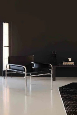 Design Vloerlampen|Vloerlampen-Pastoe K-46 Vloerlamp Wit, Zwart