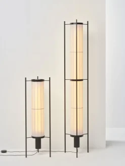 Design Vloerlampen|Vloerlampen-Pastoe K-46 Vloerlamp Wit, Zwart