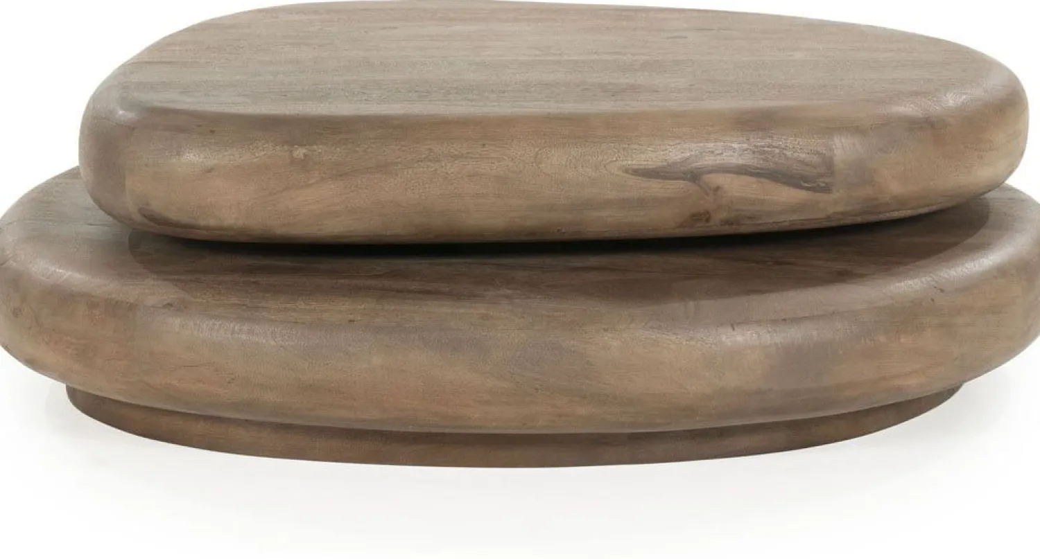 Organische Salontafels-By Boo Kabo Salontafel Brown