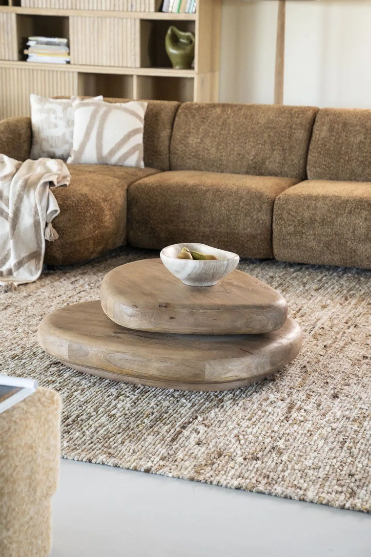 Organische Salontafels-By Boo Kabo Salontafel Light Brown