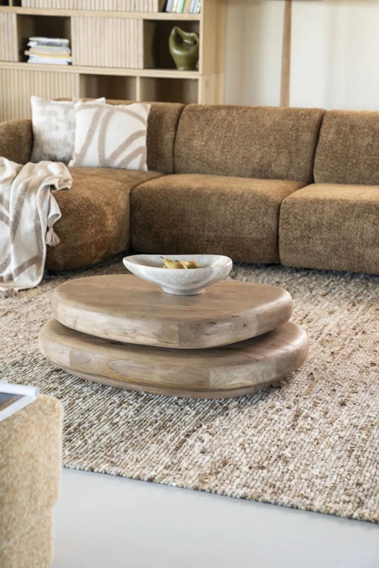 Organische Salontafels-By Boo Kabo Salontafel Light Brown