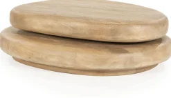 Organische Salontafels-By Boo Kabo Salontafel Light Brown