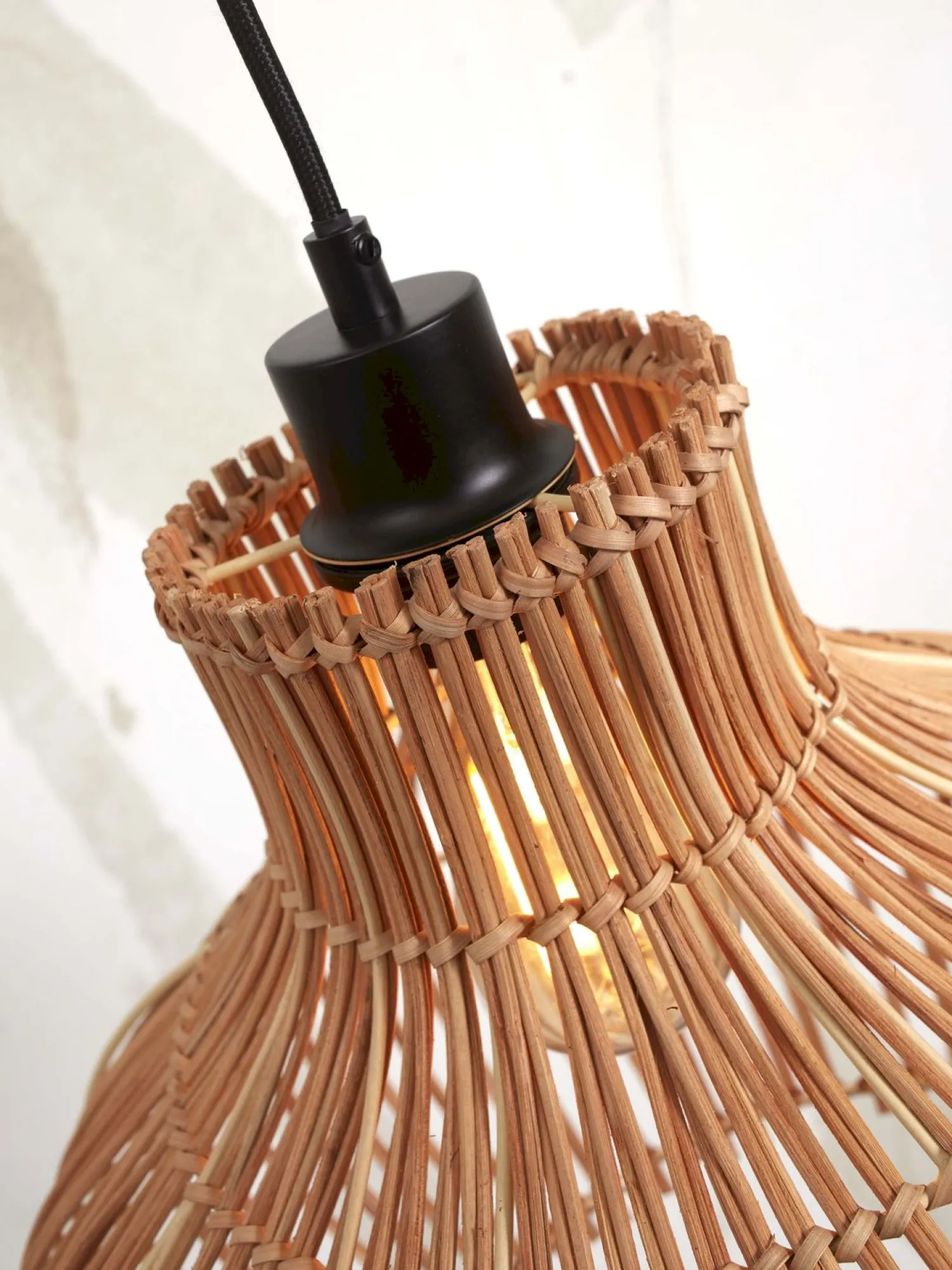 Hanglampen|Hanglampen-Good&Mojo Kalahari Hanglamp Natural, Black